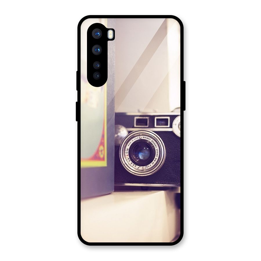 Camera Vintage Pastel Glass Back Case for OnePlus Nord