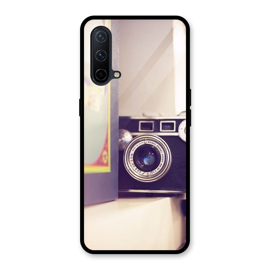 Camera Vintage Pastel Glass Back Case for OnePlus Nord CE 5G