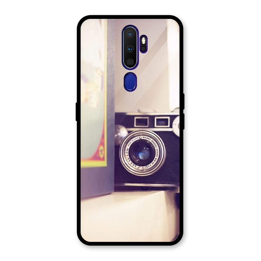 Camera Vintage Pastel Glass Back Case for Oppo A9 (2020)