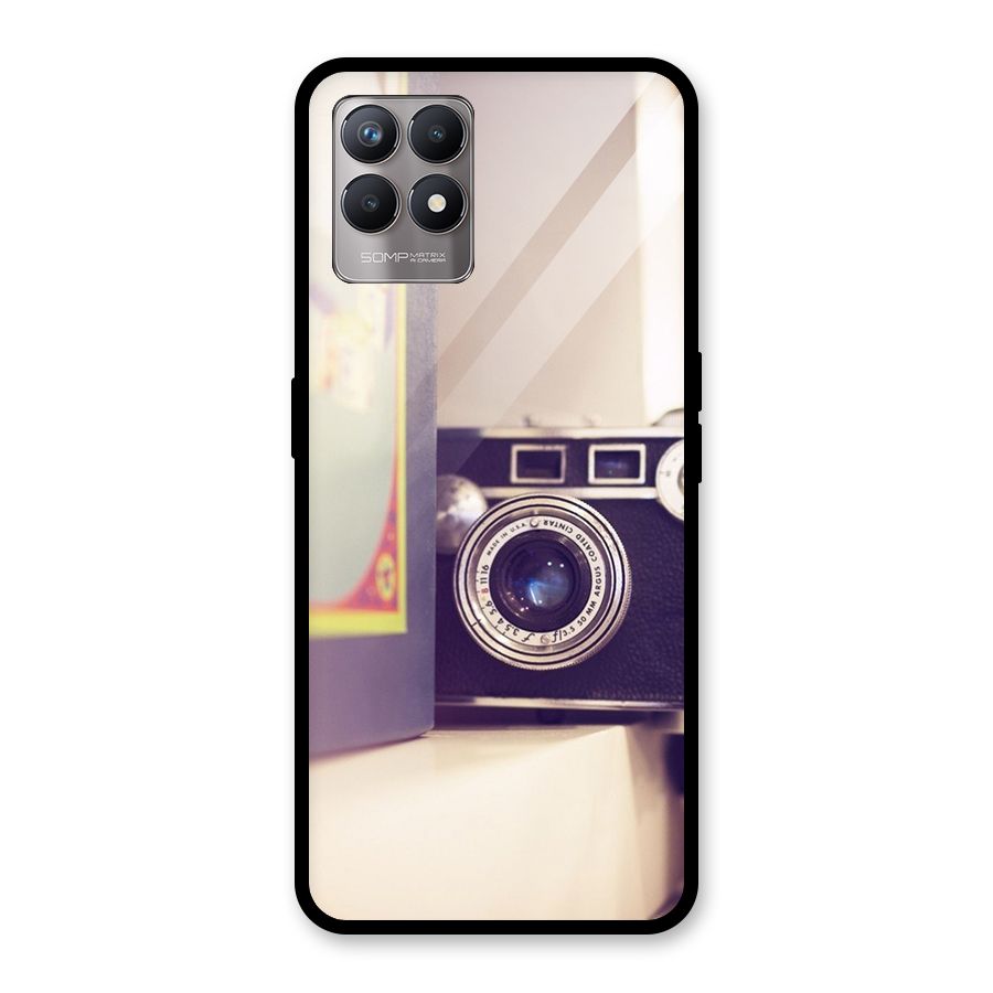 Camera Vintage Pastel Glass Back Case for Realme 8i