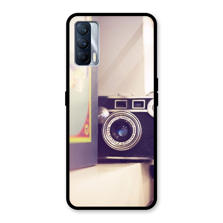 Camera Vintage Pastel Glass Back Case for Realme X7