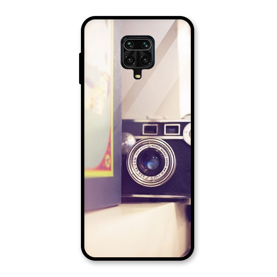 Camera Vintage Pastel Glass Back Case for Redmi Note 9 Pro Max