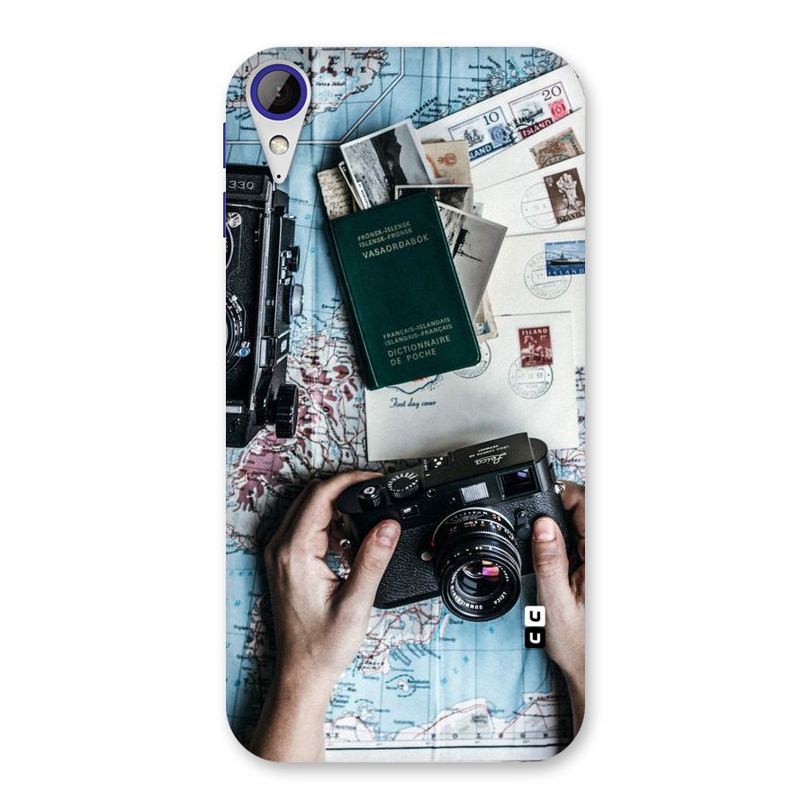 Camera and Postcards Back Case for Desire 830
