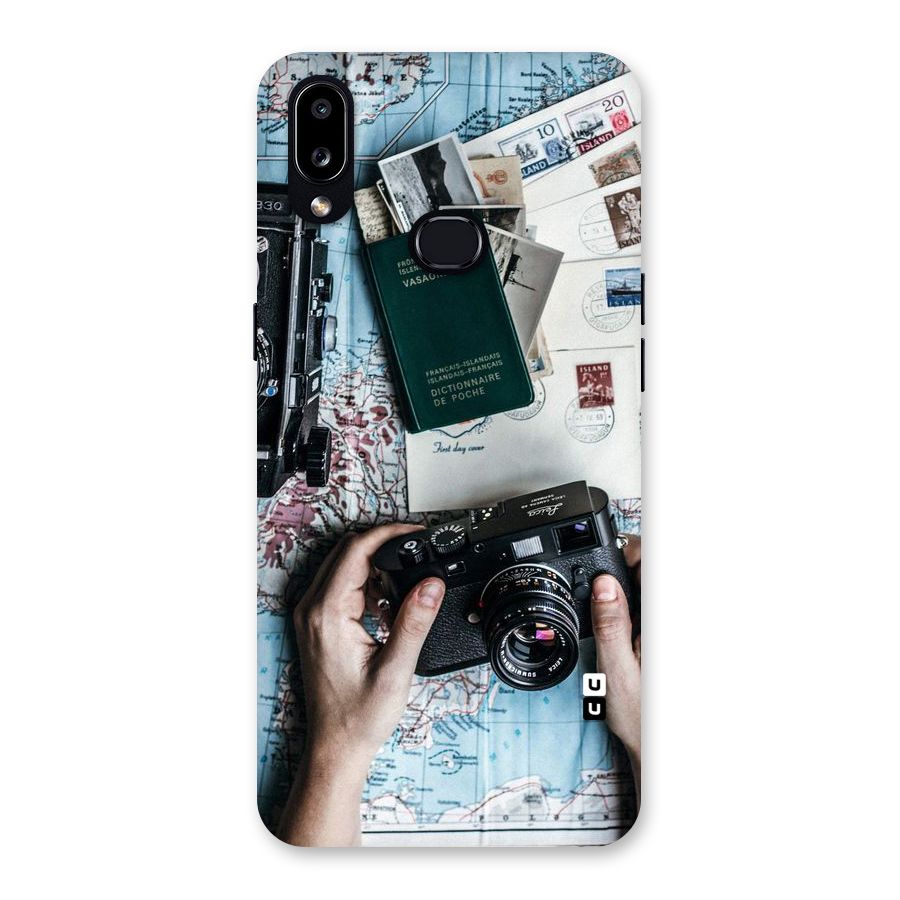 Camera and Postcards Back Case for Galaxy A10s