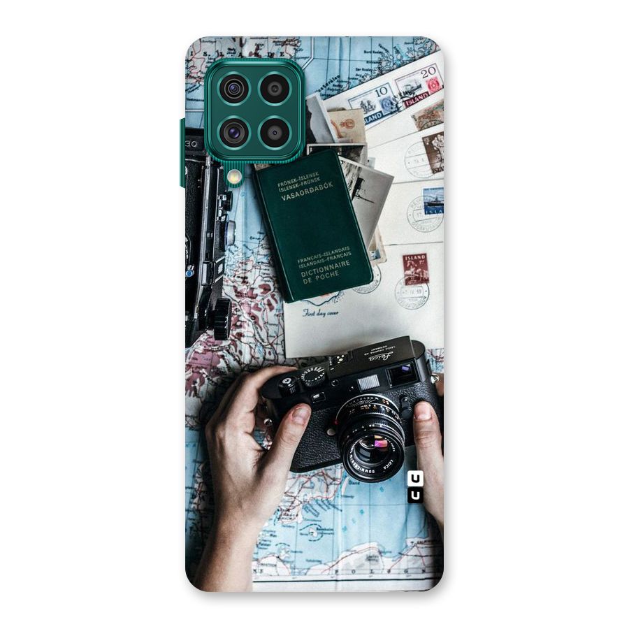 Camera and Postcards Back Case for Galaxy F62