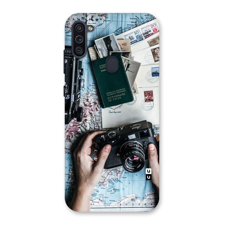 Camera and Postcards Back Case for Galaxy M11