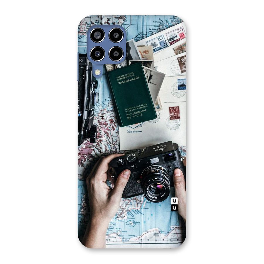 Camera and Postcards Back Case for Galaxy M53 5G