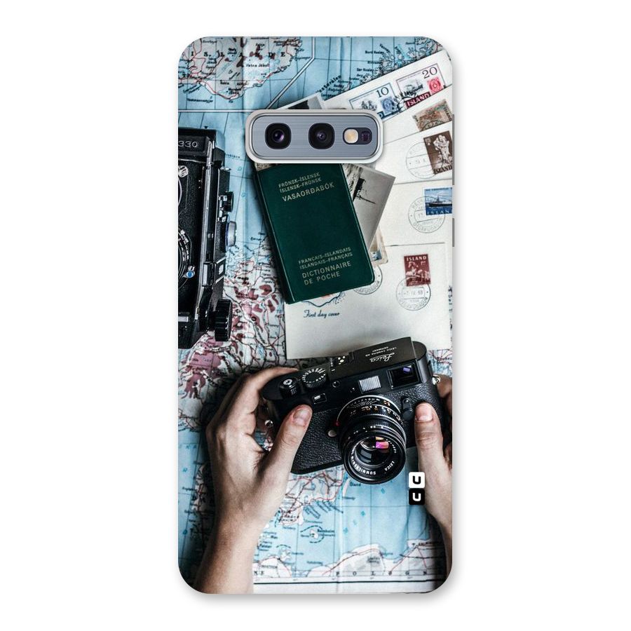 Camera and Postcards Back Case for Galaxy S10e