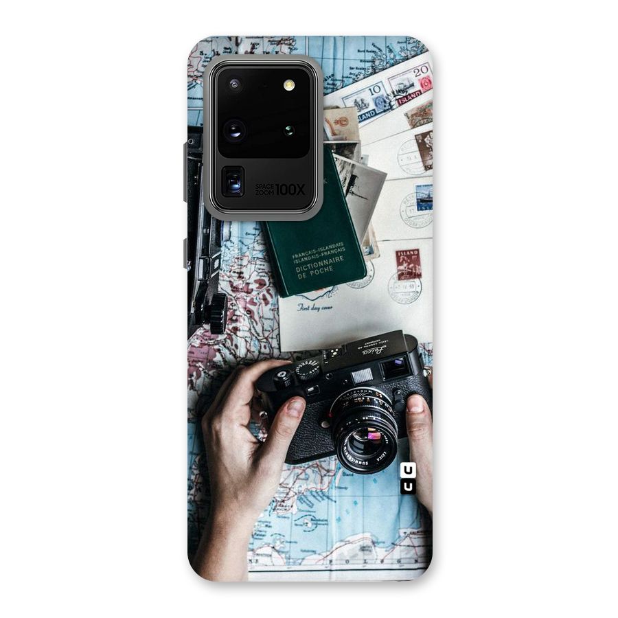 Camera and Postcards Back Case for Galaxy S20 Ultra