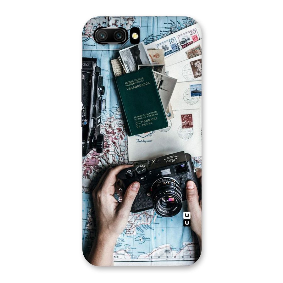 Camera and Postcards Back Case for Honor 10