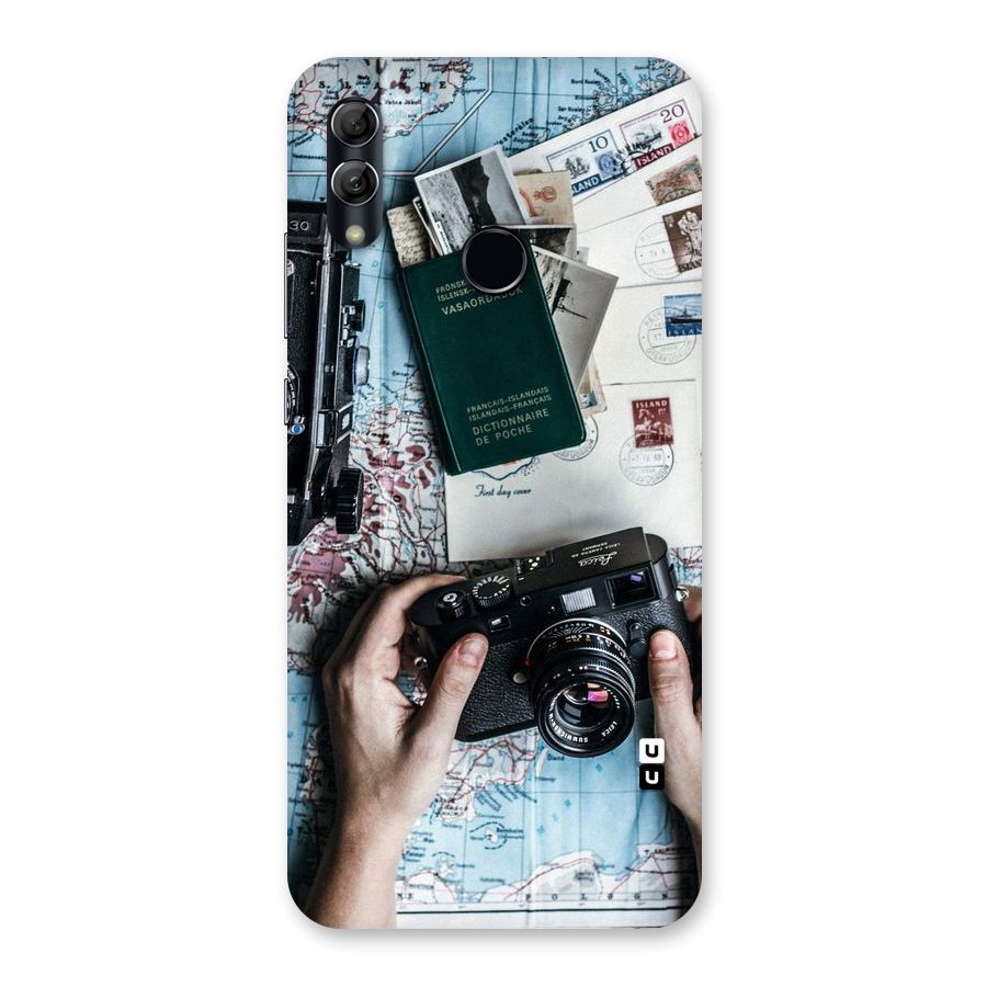 Camera and Postcards Back Case for Honor 10 Lite