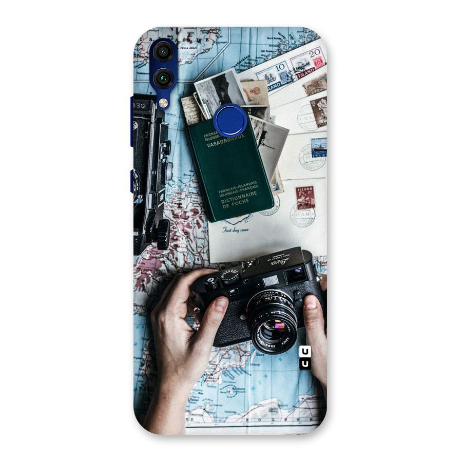 Camera and Postcards Back Case for Honor 8C