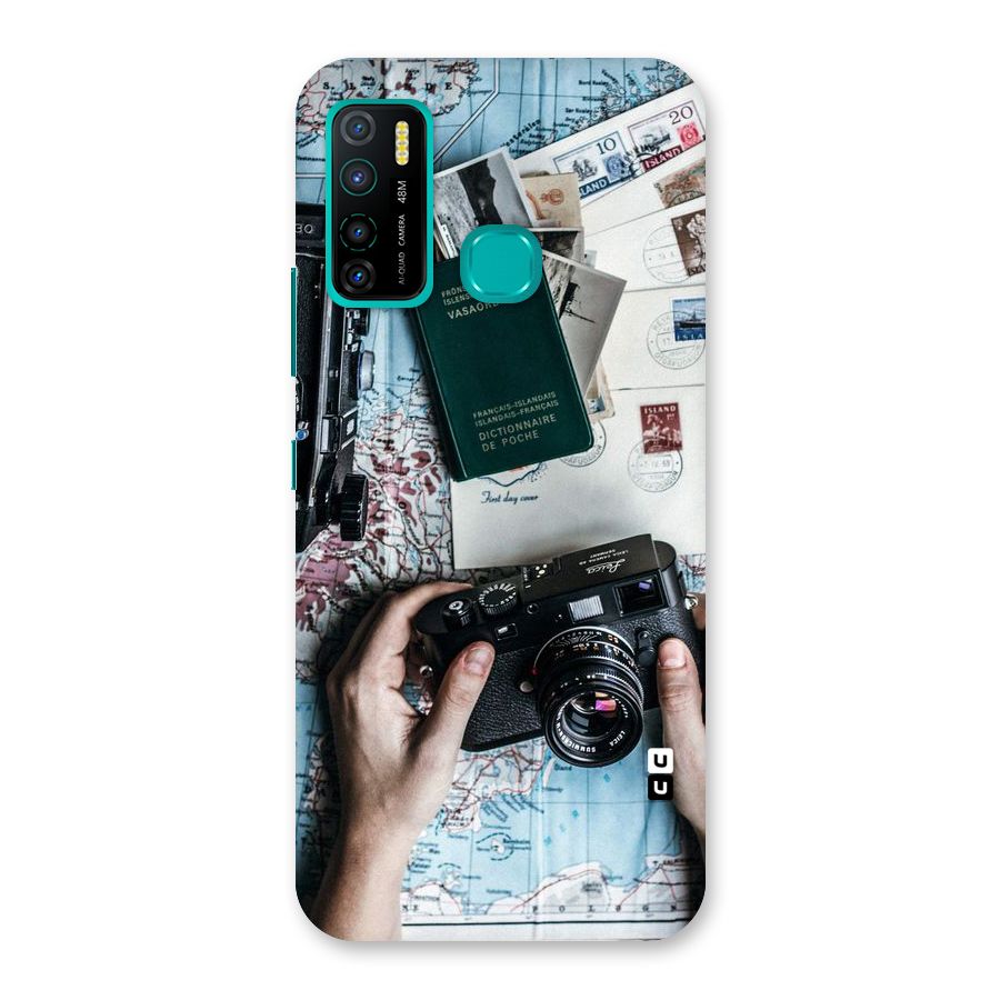 Camera and Postcards Back Case for Infinix Hot 9 Pro