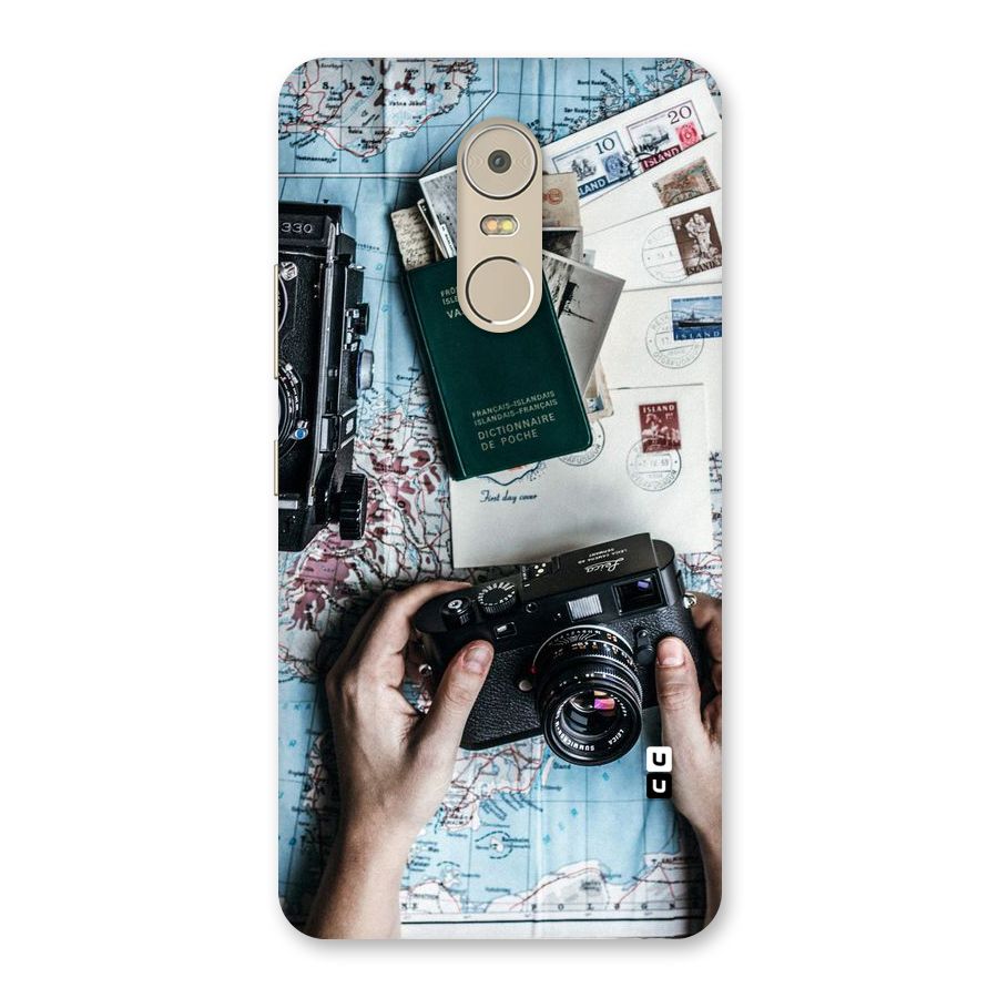 Camera and Postcards Back Case for Lenovo K6 Note