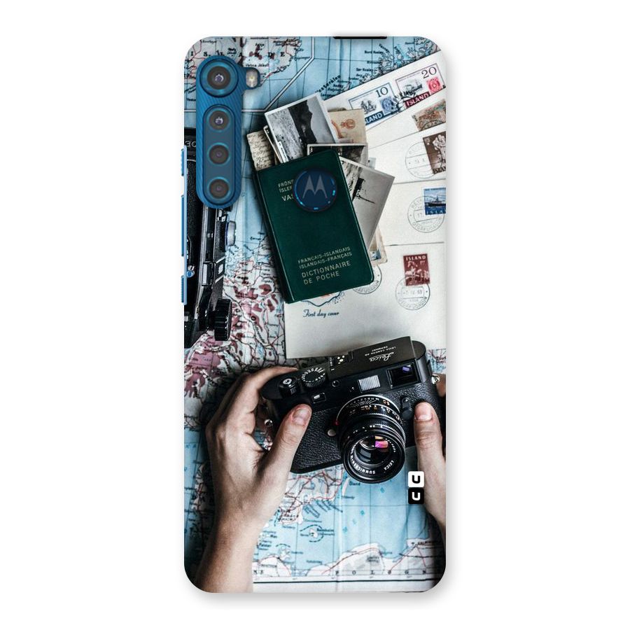 Camera and Postcards Back Case for Motorola One Fusion Plus