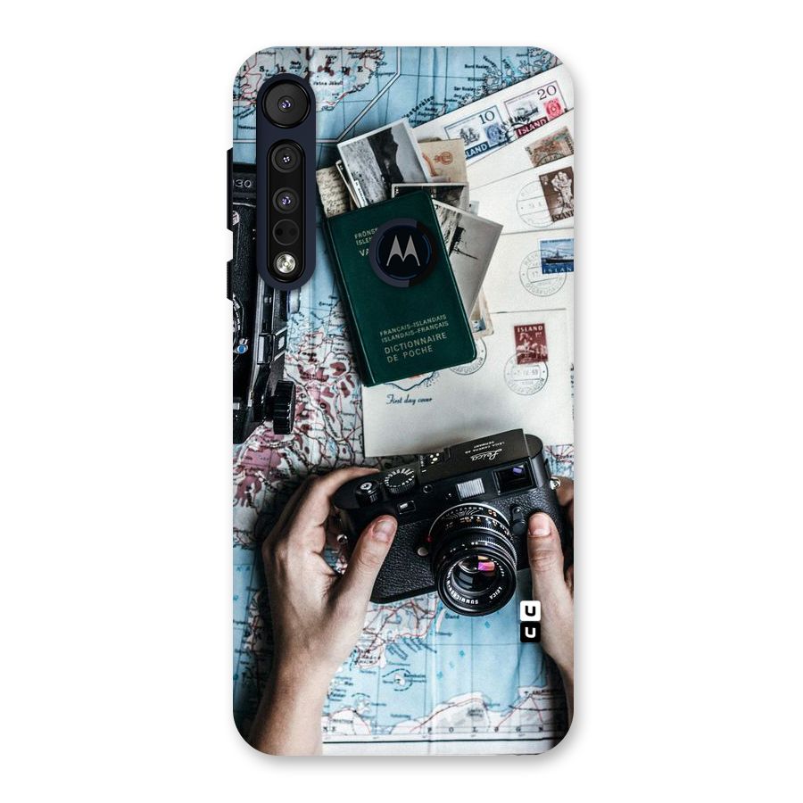 Camera and Postcards Back Case for Motorola One Macro