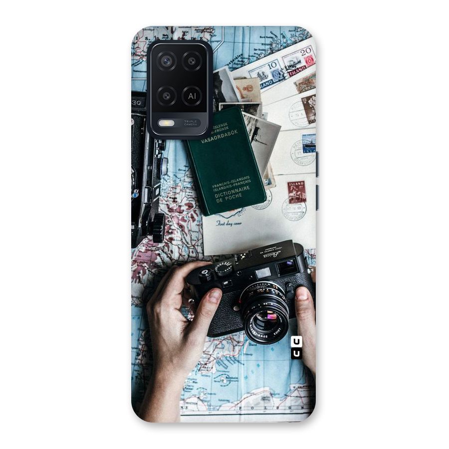 Camera and Postcards Back Case for Oppo A54