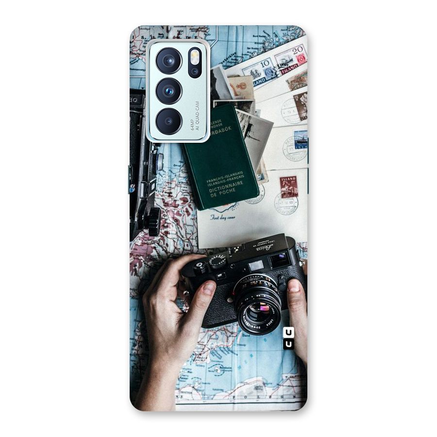 Camera and Postcards Back Case for Oppo Reno6 Pro 5G