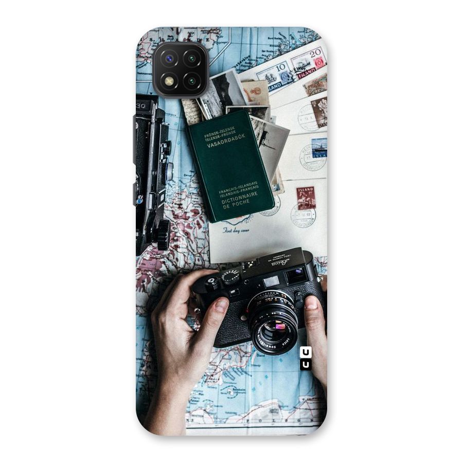 Camera and Postcards Back Case for Poco C3