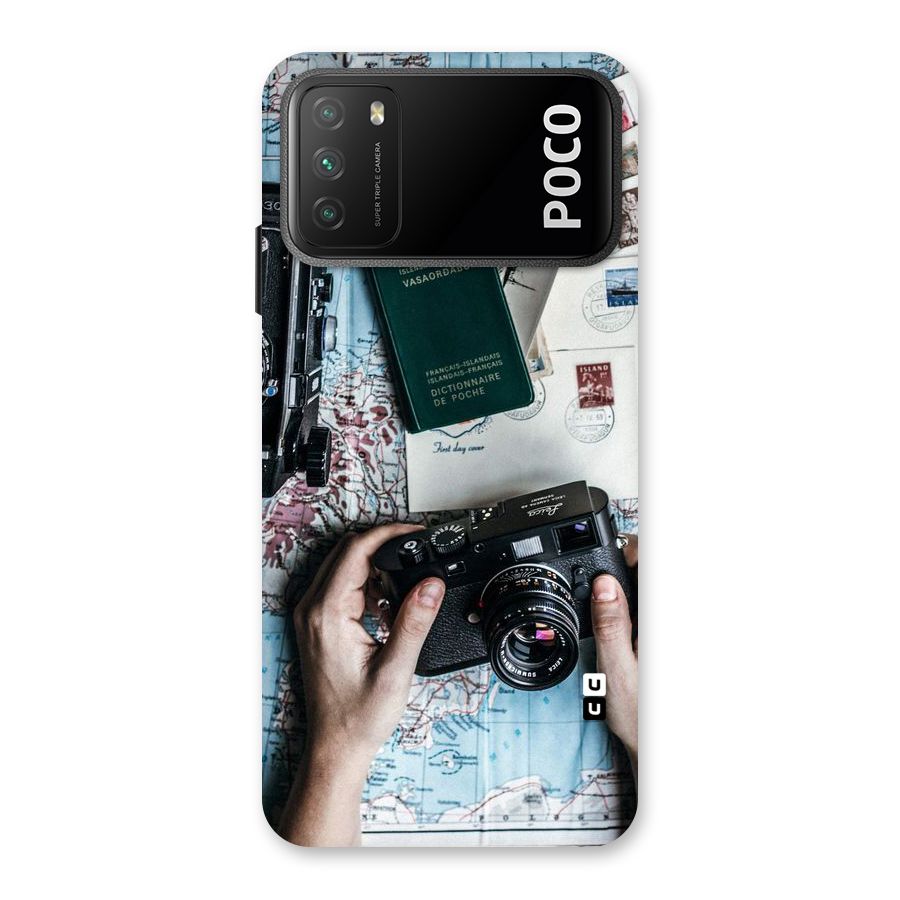 Camera and Postcards Back Case for Poco M3