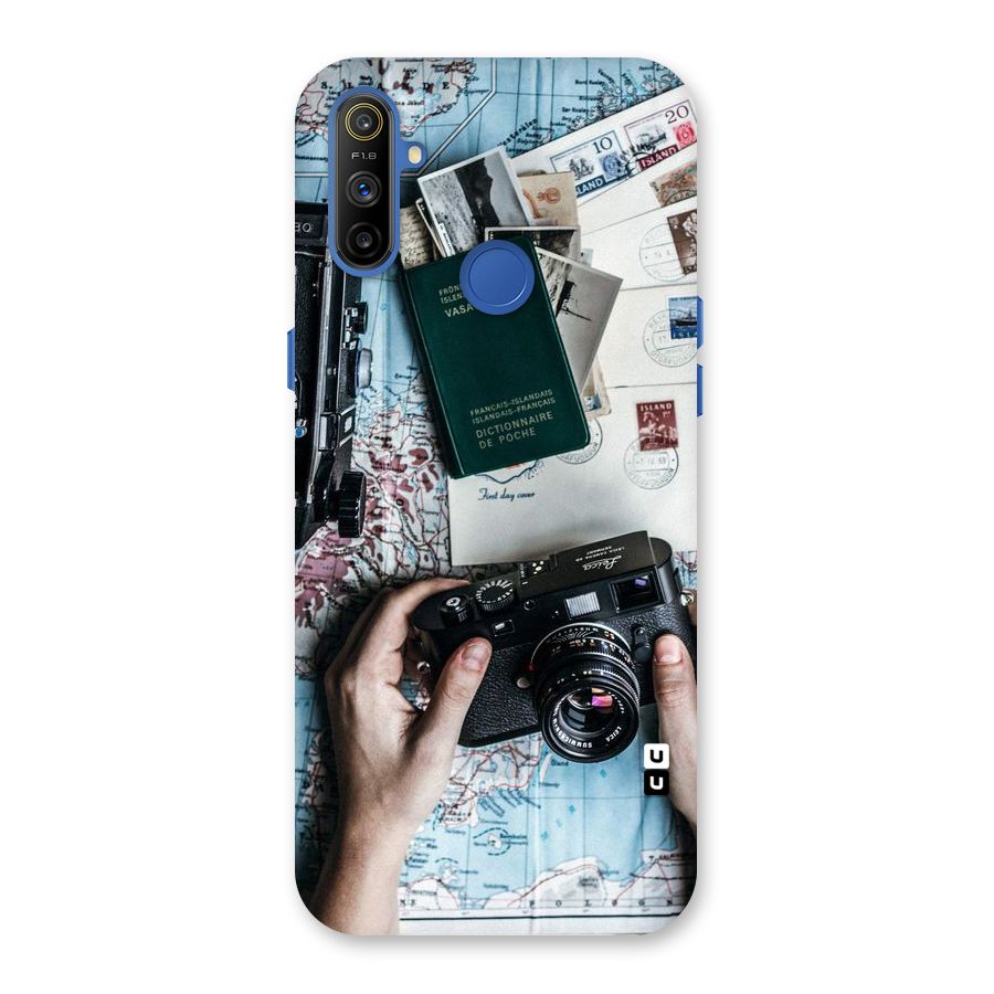 Camera and Postcards Back Case for Realme Narzo 10A