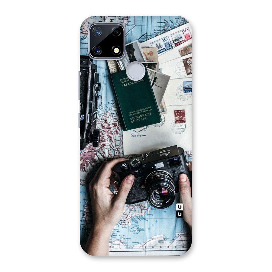 Camera and Postcards Back Case for Realme Narzo 20