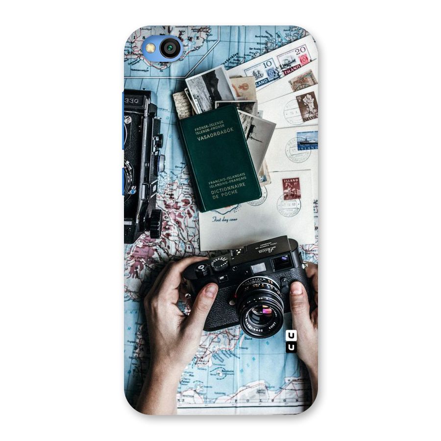 Camera and Postcards Back Case for Redmi Go