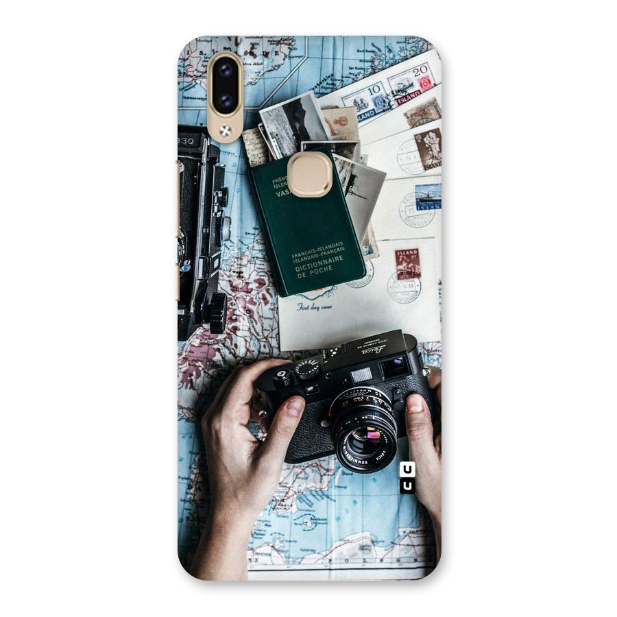 Camera and Postcards Back Case for Vivo V9 Youth