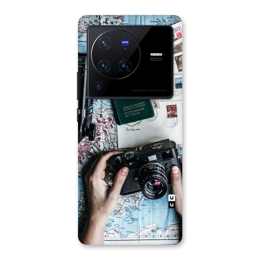Camera and Postcards Back Case for Vivo X80 Pro