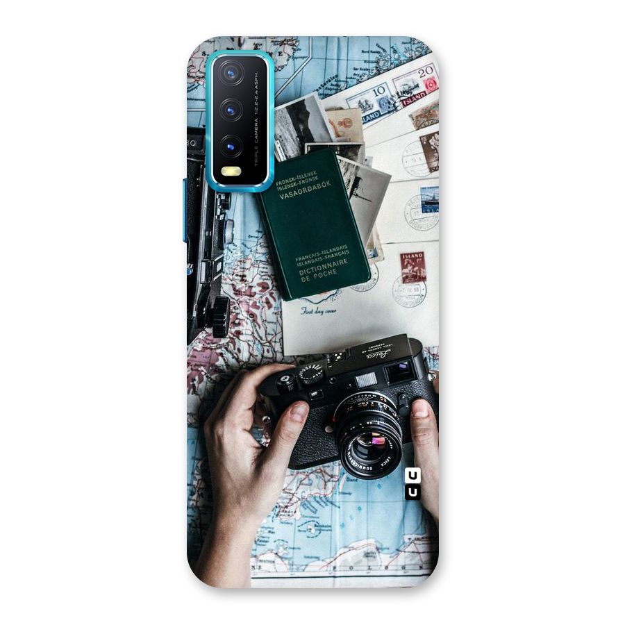 Camera and Postcards Back Case for Vivo Y20