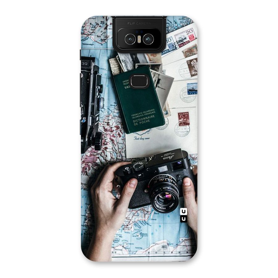 Camera and Postcards Back Case for Zenfone 6z
