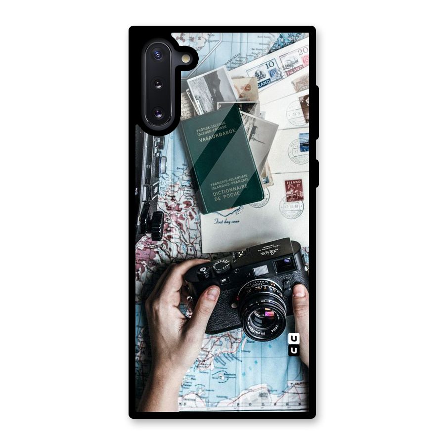Camera and Postcards Glass Back Case for Galaxy Note 10