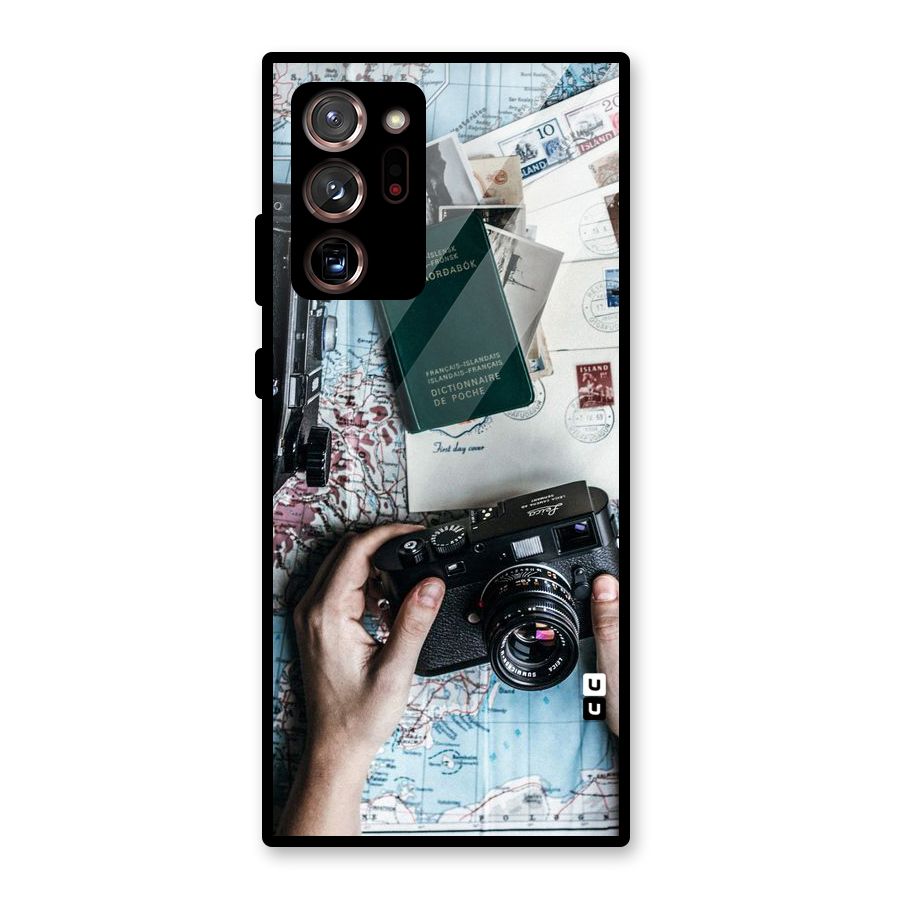 Camera and Postcards Glass Back Case for Galaxy Note 20 Ultra