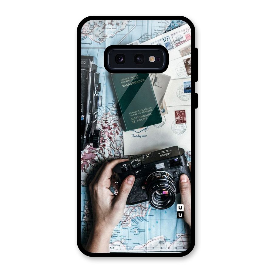 Camera and Postcards Glass Back Case for Galaxy S10e