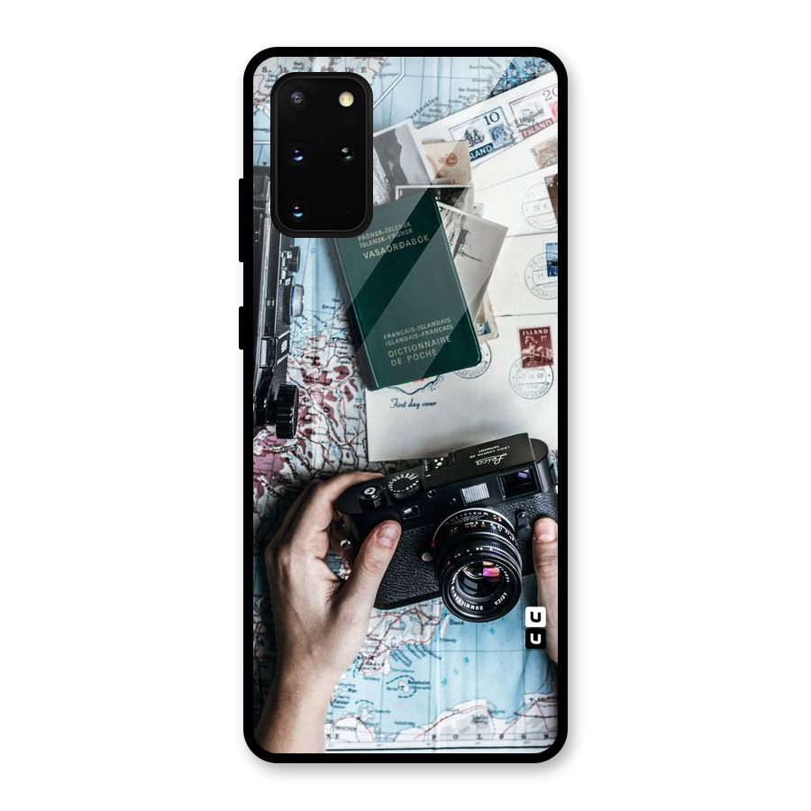 Camera and Postcards Glass Back Case for Galaxy S20 Plus