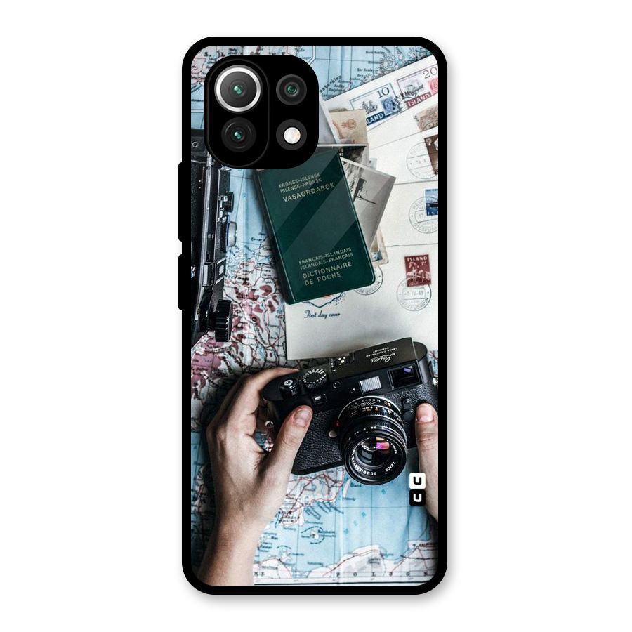 Camera and Postcards Glass Back Case for Mi 11 Lite NE 5G