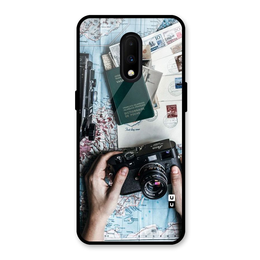 Camera and Postcards Glass Back Case for OnePlus 7