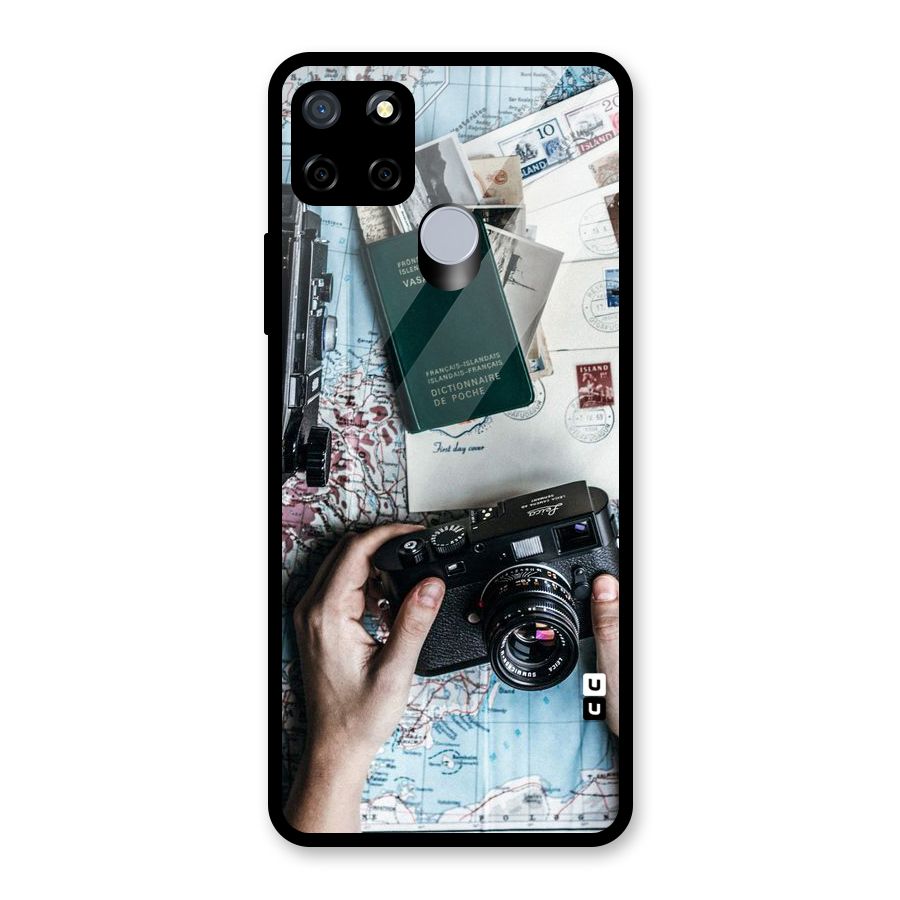 Camera and Postcards Glass Back Case for Realme Narzo 20