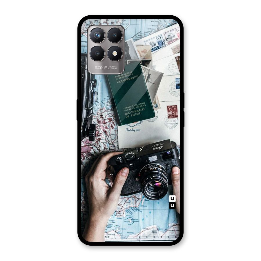 Camera and Postcards Glass Back Case for Realme Narzo 50