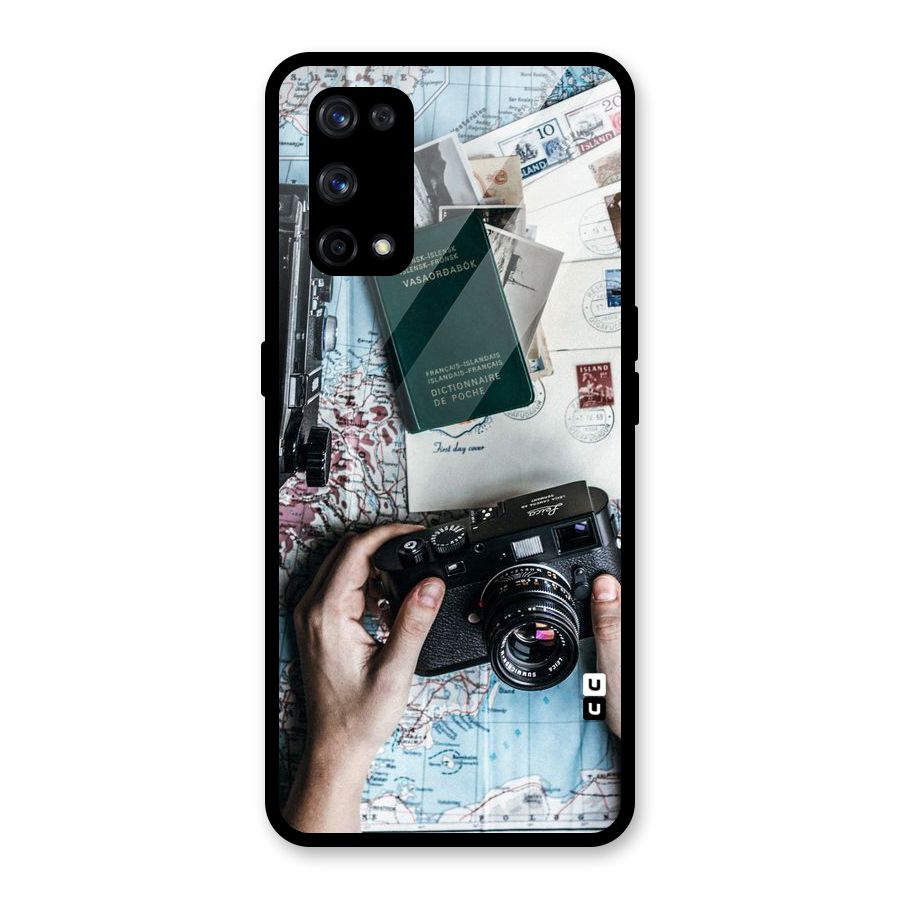 Camera and Postcards Glass Back Case for Realme X7 Pro