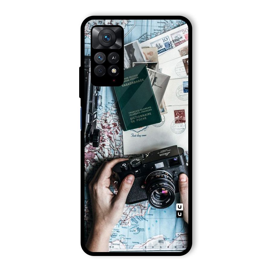 Camera and Postcards Glass Back Case for Redmi Note 11 Pro
