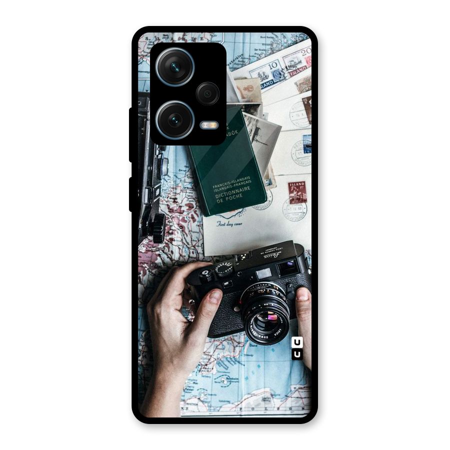 Camera and Postcards Glass Back Case for Redmi Note 12 Pro Plus 5G