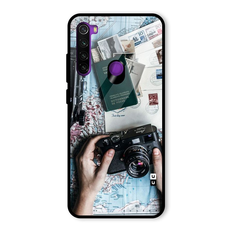 Camera and Postcards Glass Back Case for Redmi Note 8