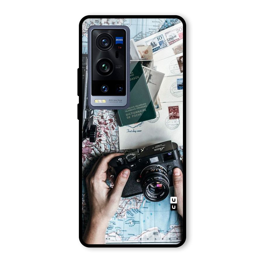 Camera and Postcards Glass Back Case for Vivo X60 Pro Plus