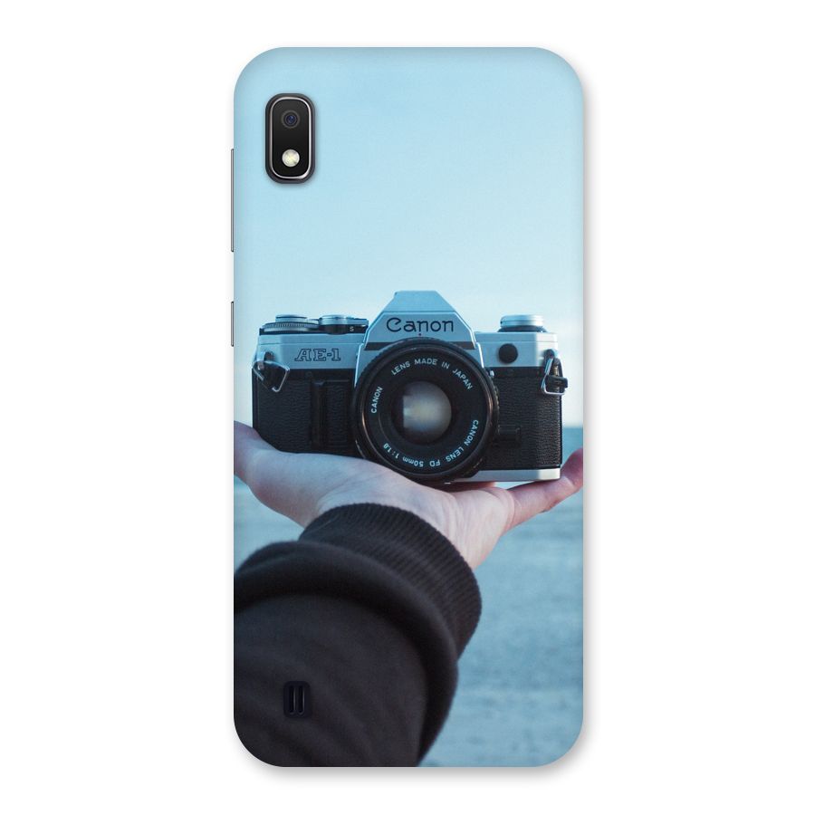 Camera in Hand Back Case for Galaxy A10