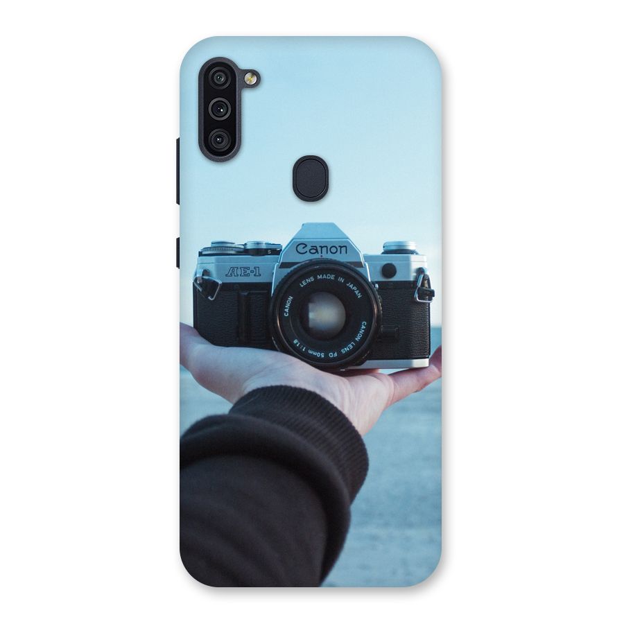 Camera in Hand Back Case for Galaxy M11