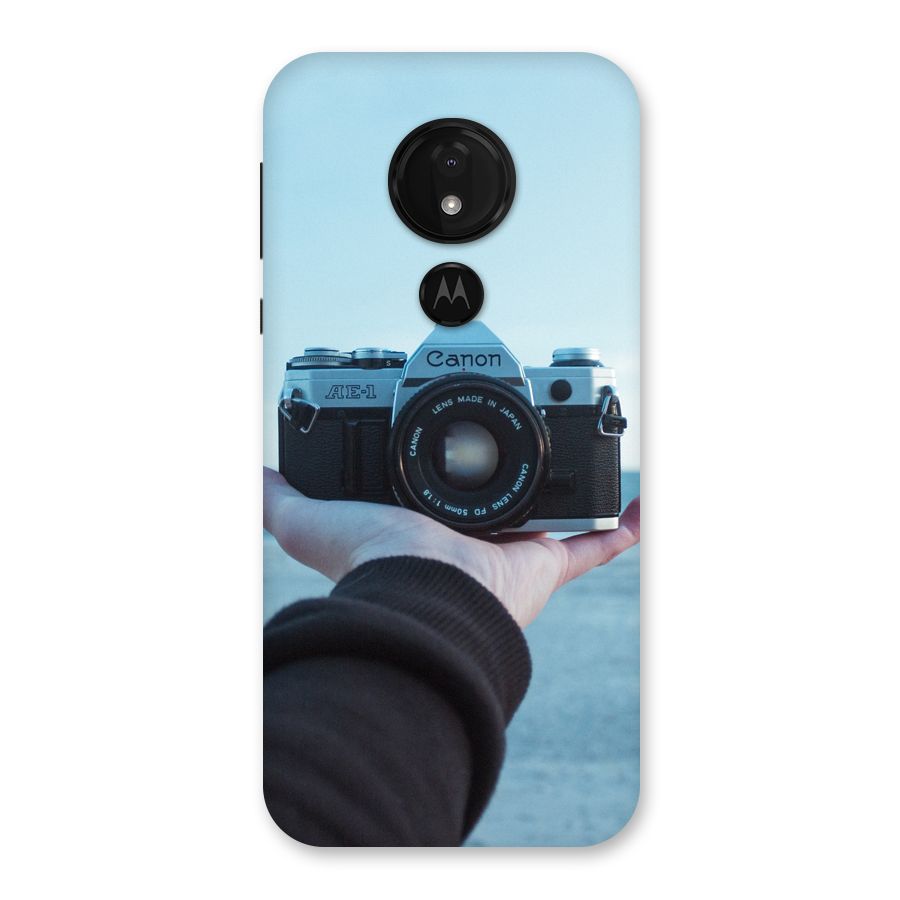 Camera in Hand Back Case for Moto G7 Power