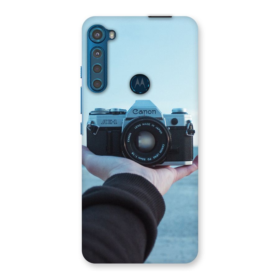 Camera in Hand Back Case for Motorola One Fusion Plus