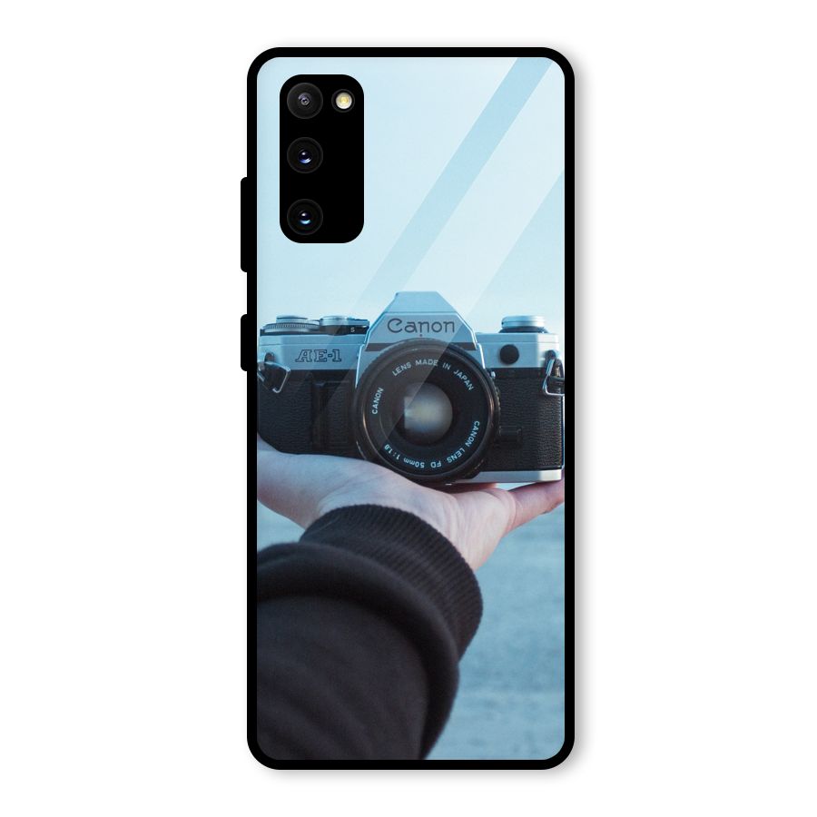 Camera in Hand Glass Back Case for Galaxy S20 FE 5G