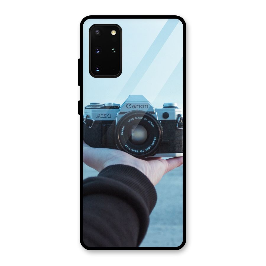 Camera in Hand Glass Back Case for Galaxy S20 Plus